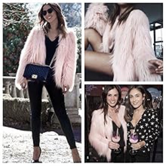 Blush Faux Fur Teddy Jacket - Picture 6 of 9